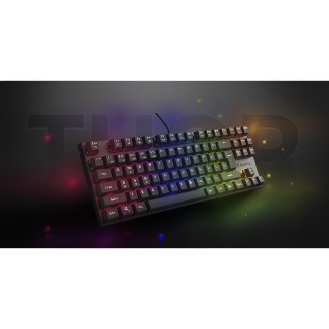GENESIS - Thor 303 TKL teclado Juego USB QWERTY Español Negro