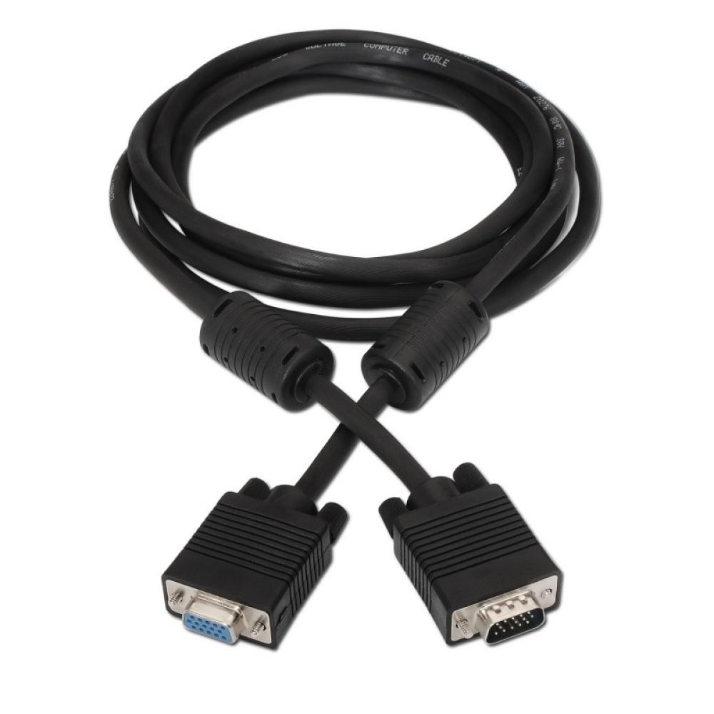 AISENS - A113-0078 cable VGA 1,8 m VGA (D-Sub) Negro