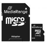 MediaRange - MR955 memoria flash 64 GB MicroSDXC Clase 10