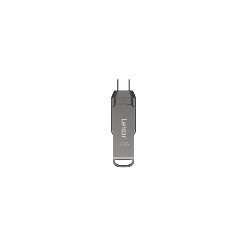 Lexar - JumpDrive LJDD400256G-BNQNG unidad flash USB 256 GB USB Tipo C 3.2 Gen 1 (3.1 Gen 1) Gris