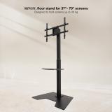 TooQ - Soporte Elevador Multiusos para Monitor/Portátil, Negro - FS2284M-B