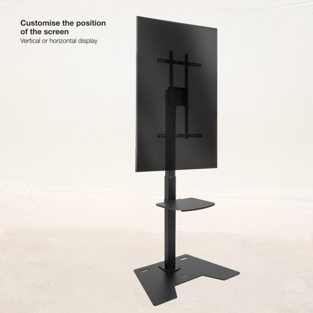 TooQ - Soporte Elevador Multiusos para Monitor/Portátil, Negro - FS2284M-B