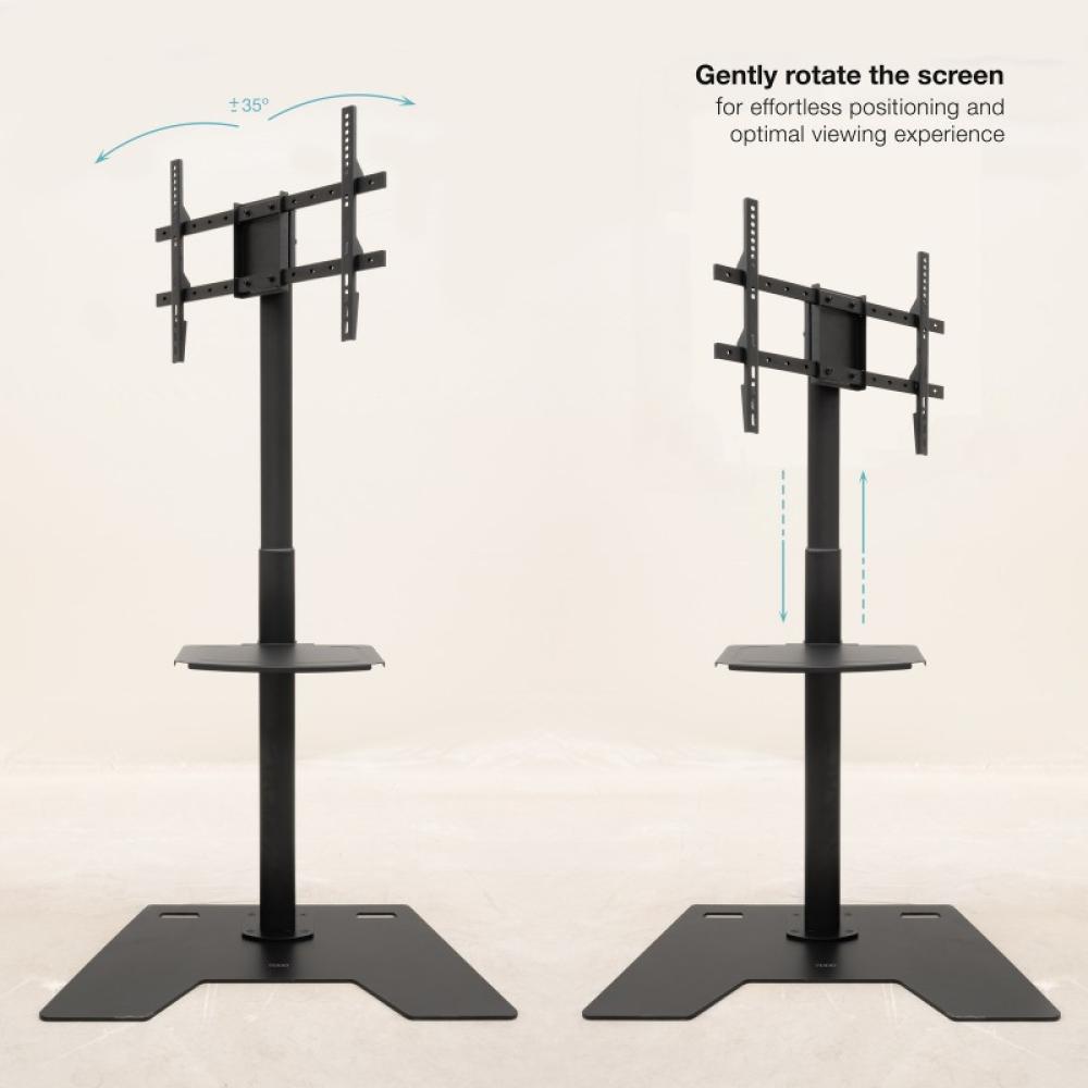 TooQ - Soporte Elevador Multiusos para Monitor/Portátil, Negro - FS2284M-B