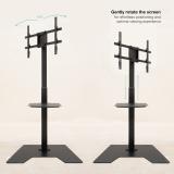 TooQ - Soporte Elevador Multiusos para Monitor/Portátil, Negro - FS2284M-B