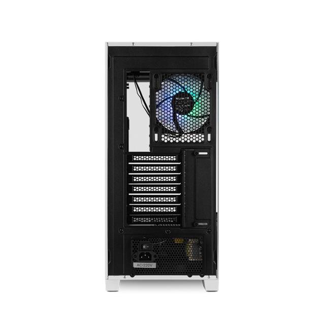 NOX - Hummer ETHER Midi Tower Negro, Blanco