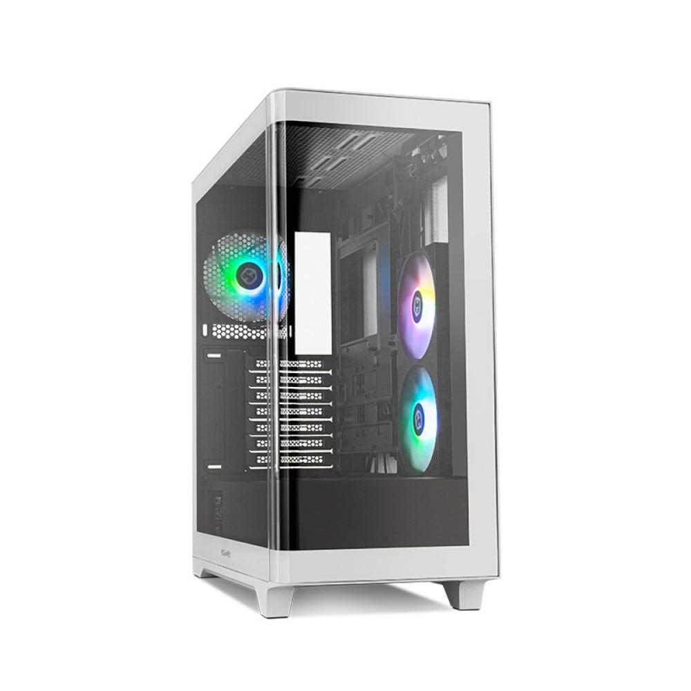 NOX - Hummer ETHER Midi Tower Negro, Blanco