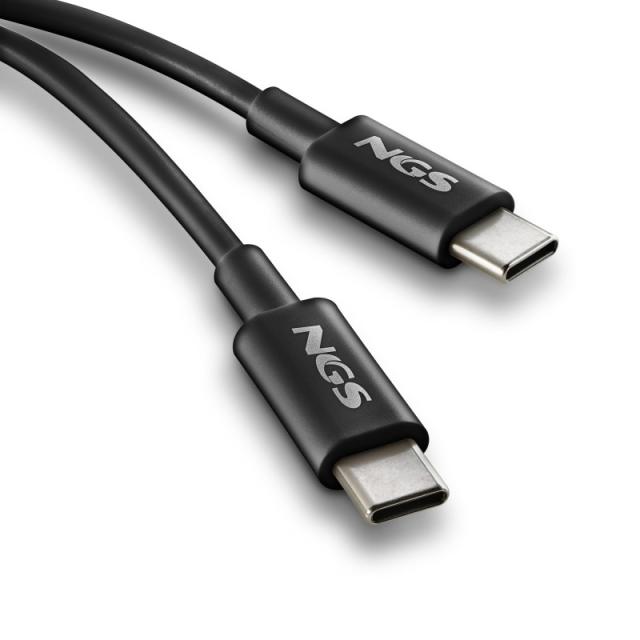 NGS - ZYRO 60W-1 cable USB USB 2.0 1 m USB C Negro
