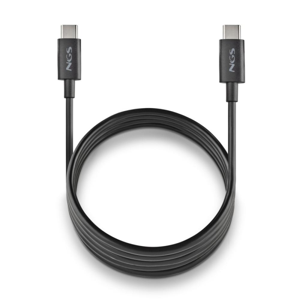NGS - ZYRO 60W-1 cable USB USB 2.0 1 m USB C Negro