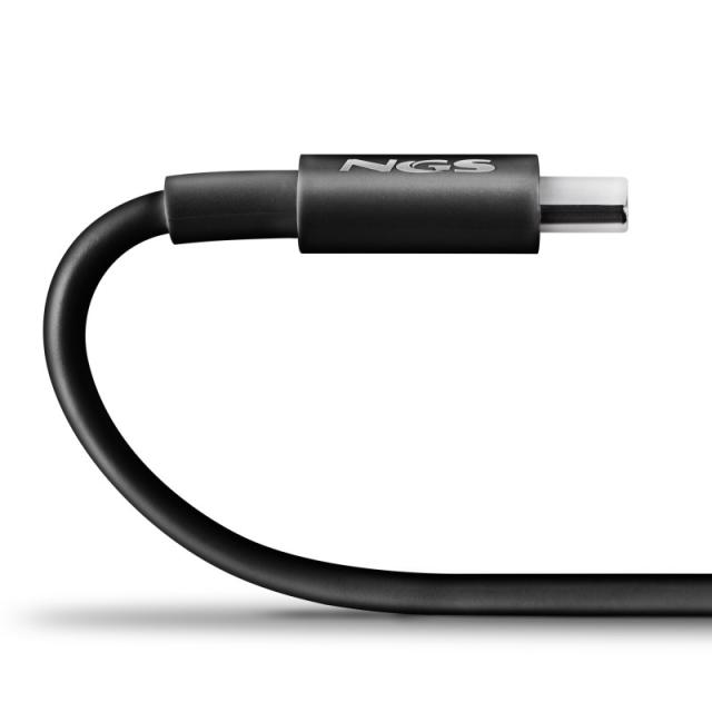 NGS - ZYRO 60W-1 cable USB USB 2.0 1 m USB C Negro