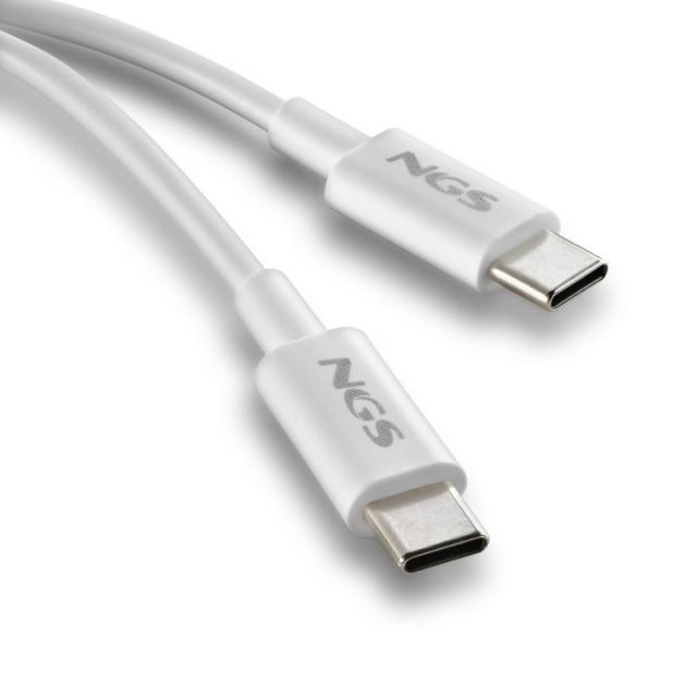 NGS - ZYRO 60W-1 cable USB USB 2.0 1 m USB C Blanco