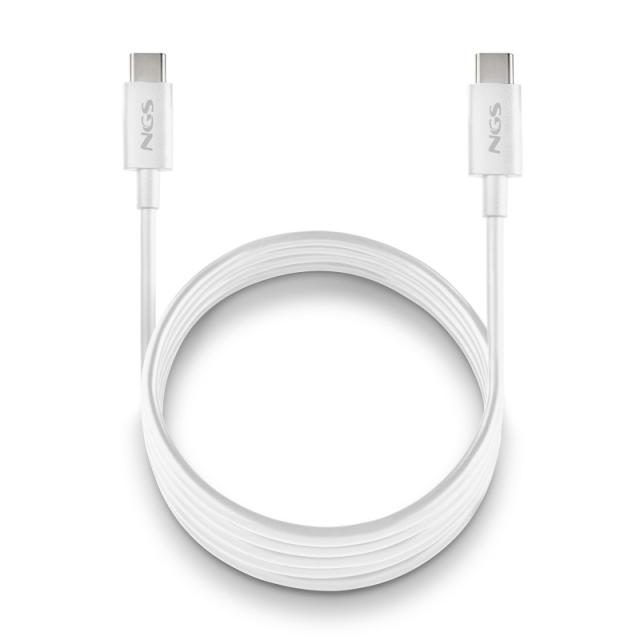 NGS - ZYRO 60W-1 cable USB USB 2.0 1 m USB C Blanco