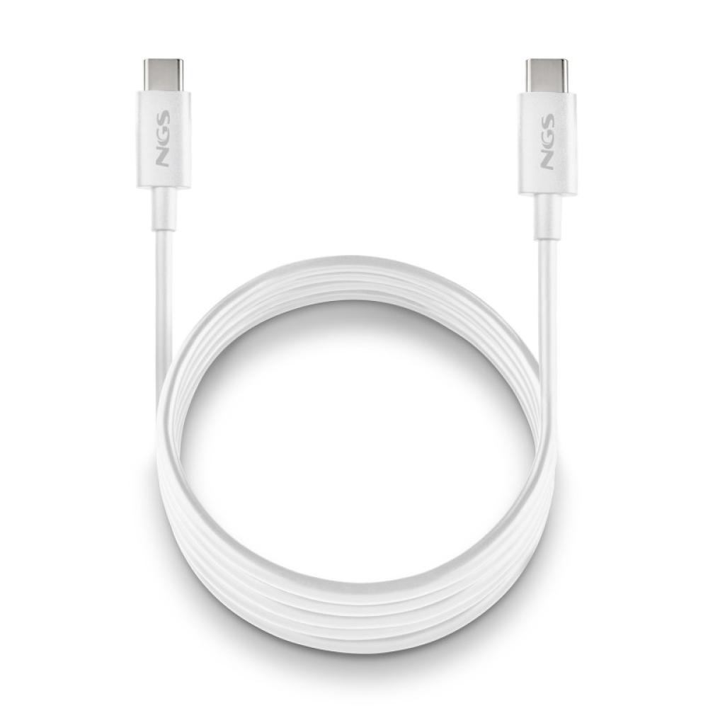 NGS - ZYRO 60W-1 cable USB USB 2.0 1 m USB C Blanco