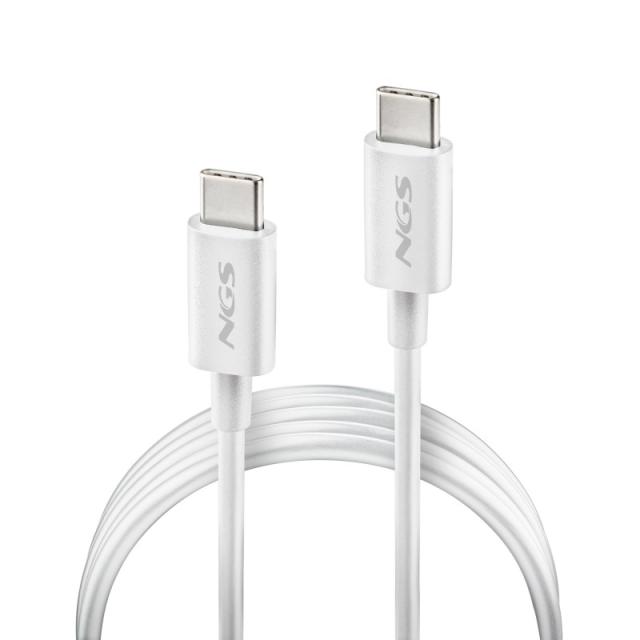 NGS - ZYRO 60W-1 cable USB USB 2.0 1 m USB C Blanco