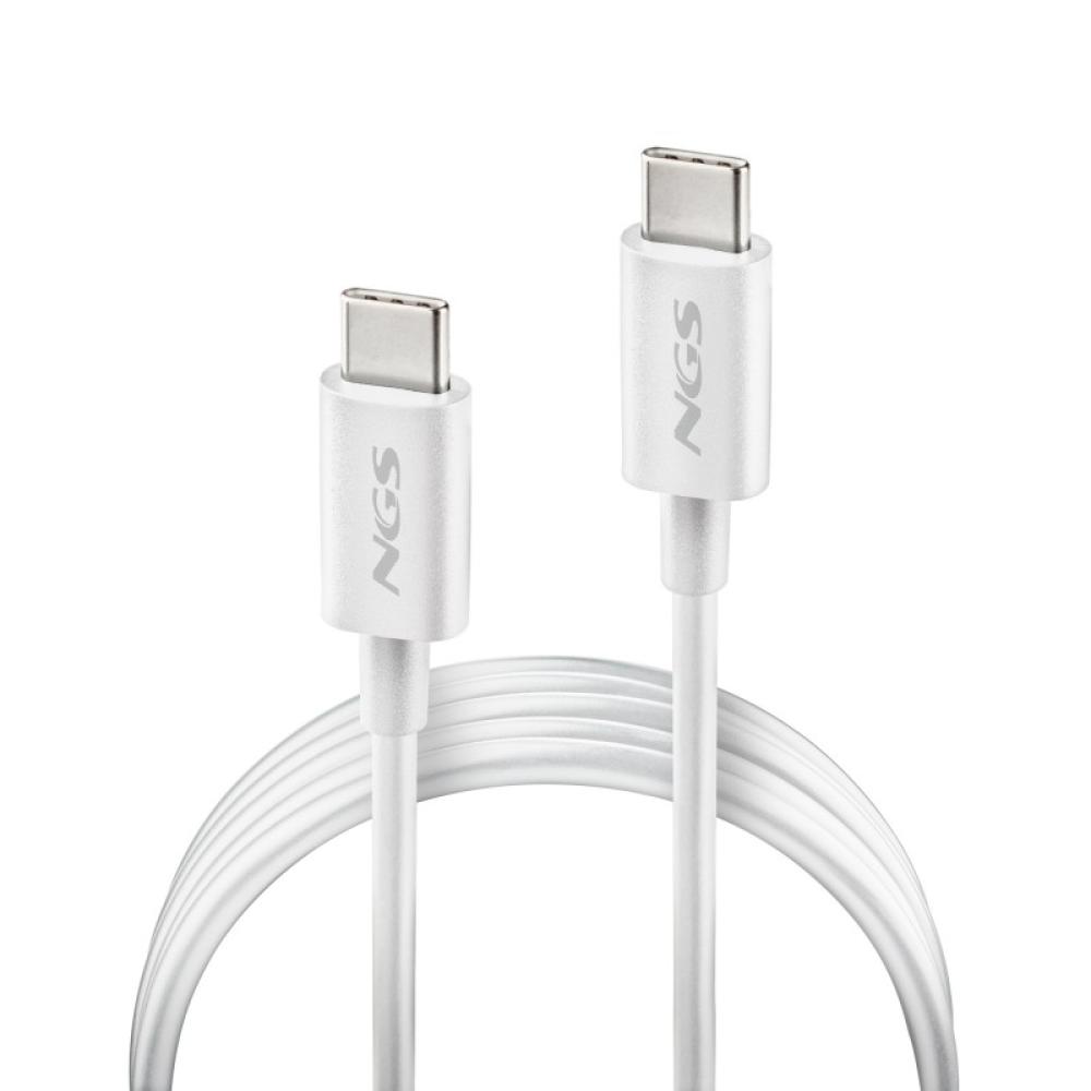 NGS - ZYRO 60W-1 cable USB USB 2.0 1 m USB C Blanco