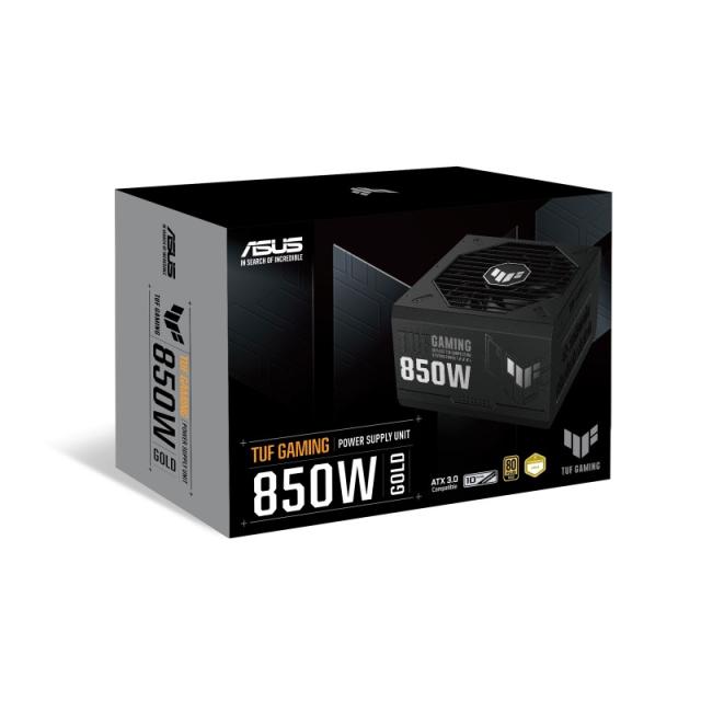 ASUS - TUF Gaming 850W Gold unidad de fuente de alimentación 24-pin ATX ATX Negro