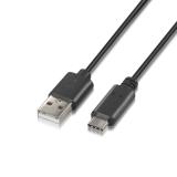 AISENS - A107-0050 cable USB USB 2.0 0,5 m USB A USB C Negro