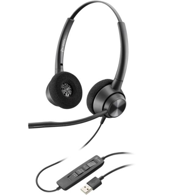 HP Poly - Auriculares Poly EncorePro 310 monoaural USB-A TAA