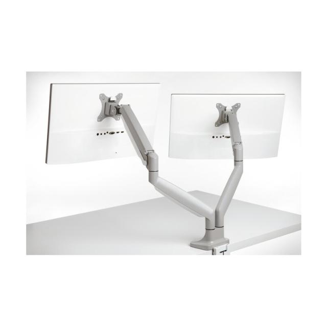Kensington - Brazo SmartFit de altura ajustable con un toque para dos monitores