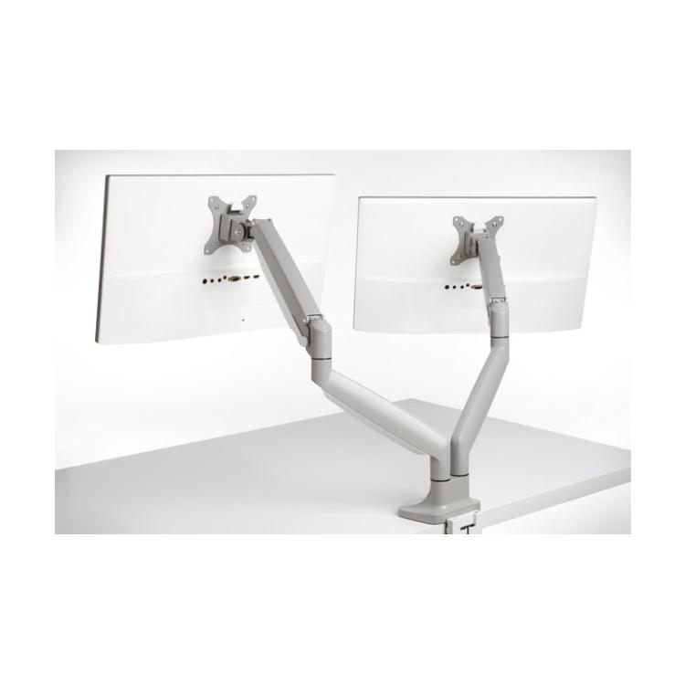 Kensington - Brazo SmartFit de altura ajustable con un toque para dos monitores