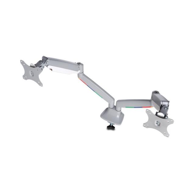 Kensington - Brazo SmartFit de altura ajustable con un toque para dos monitores