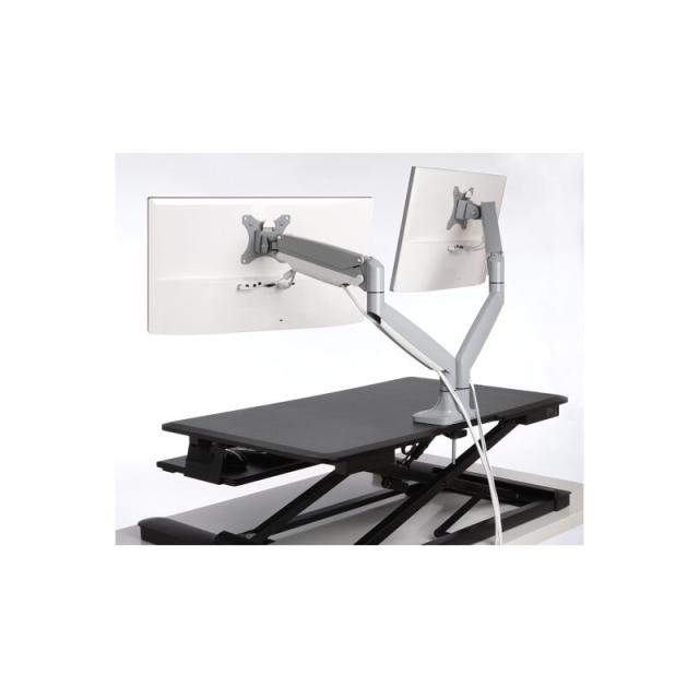 Kensington - Brazo SmartFit de altura ajustable con un toque para dos monitores