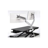 Kensington - Brazo SmartFit de altura ajustable con un toque para dos monitores