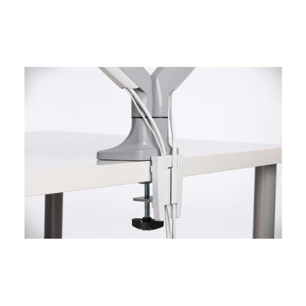 Kensington - Brazo SmartFit de altura ajustable con un toque para dos monitores