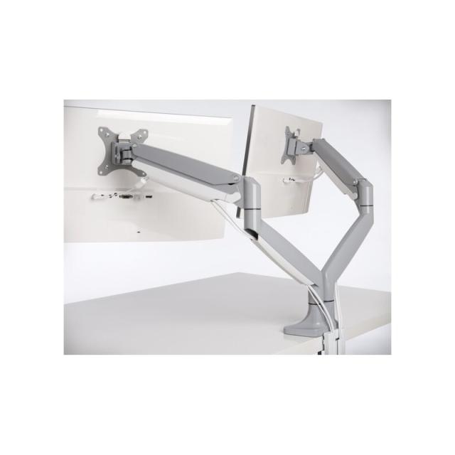 Kensington - Brazo SmartFit de altura ajustable con un toque para dos monitores