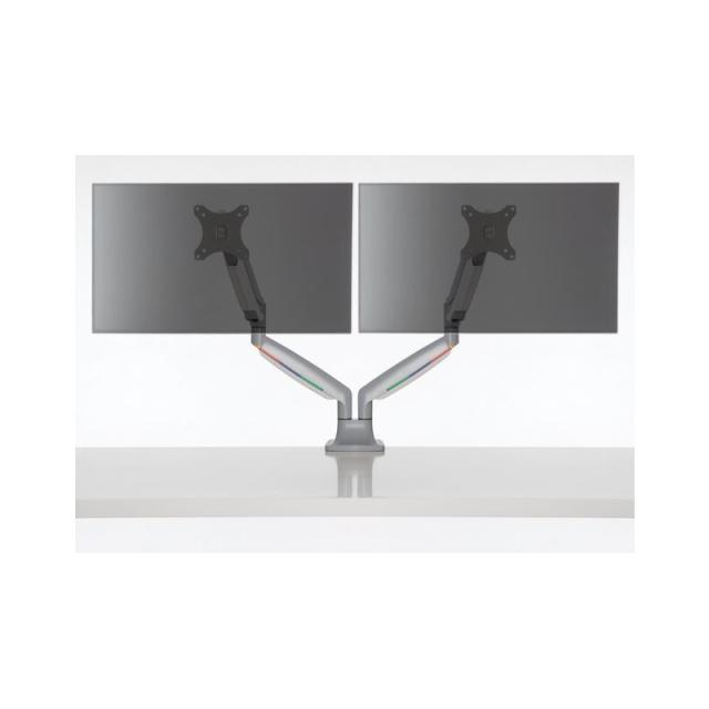 Kensington - Brazo SmartFit de altura ajustable con un toque para dos monitores