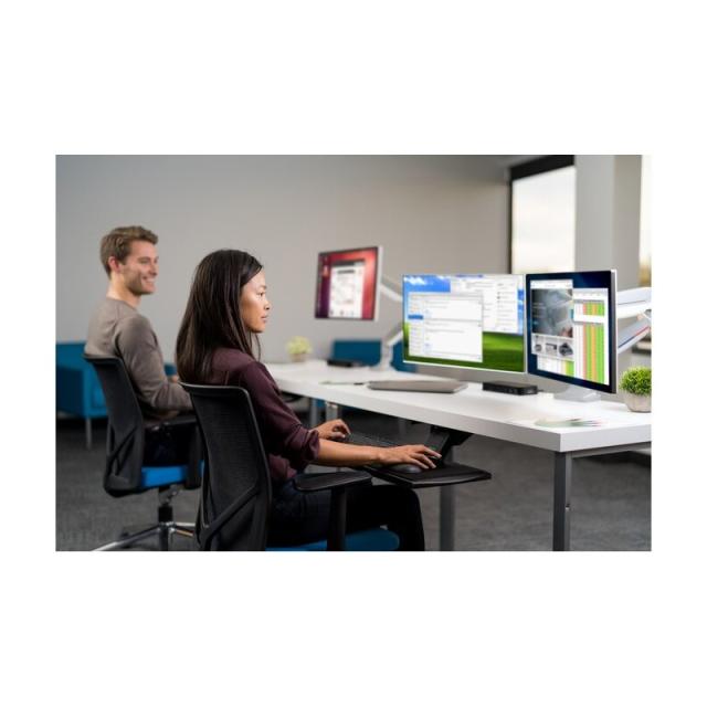 Kensington - Brazo SmartFit de altura ajustable con un toque para dos monitores