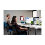 Kensington - Brazo SmartFit de altura ajustable con un toque para dos monitores