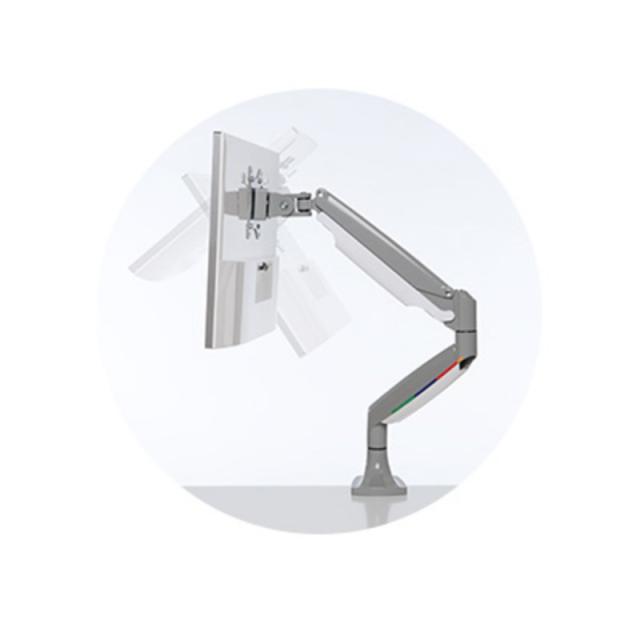 Kensington - Brazo SmartFit de altura ajustable con un toque para monitor individual