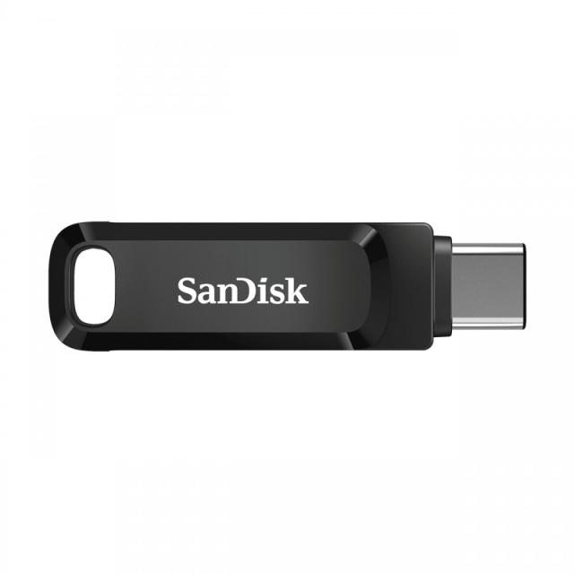 SanDisk - Ultra Dual Drive Go unidad flash USB 64 GB USB Type-A / USB Type-C 3.2 Gen 1 (3.1 Gen 1) Negro