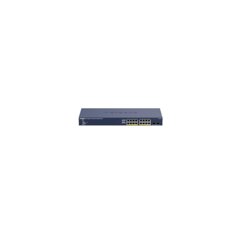 NETGEAR - GS716TP-100EUS switch Gestionado L2/L3/L4 Gigabit Ethernet (10/100/1000) Energía sobre Ethernet (PoE) Azul