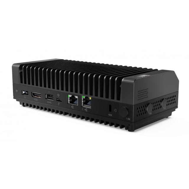 Lenovo - ThinkEdge SE30 Intel® Core™ i5 i5-1145GRE 16 GB DDR4-SDRAM 512 GB SSD Windows 10 IoT Enterprise 2019 LTSC Mini PC Negro