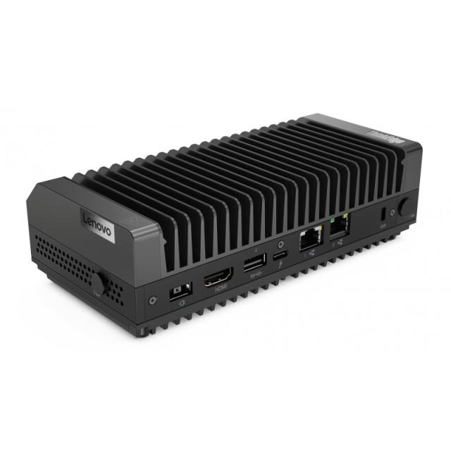 Lenovo - ThinkEdge SE30 Intel® Core™ i5 i5-1145GRE 16 GB DDR4-SDRAM 512 GB SSD Windows 10 IoT Enterprise 2019 LTSC Mini PC Negro