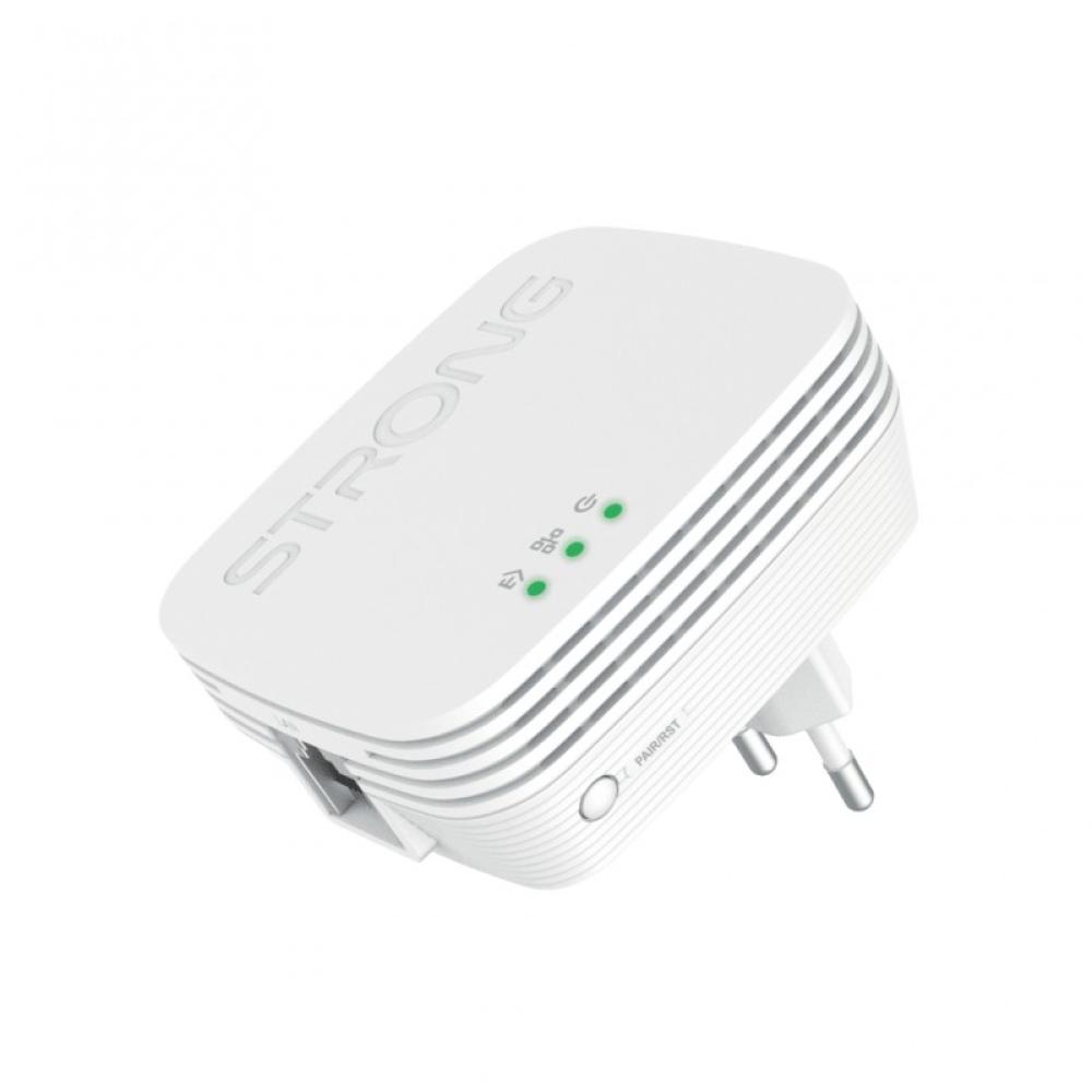Strong - POWERLWF600DUOMINI adaptador de red PowerLine 600 Mbit/s Ethernet Wifi Blanco 2 pieza(s)