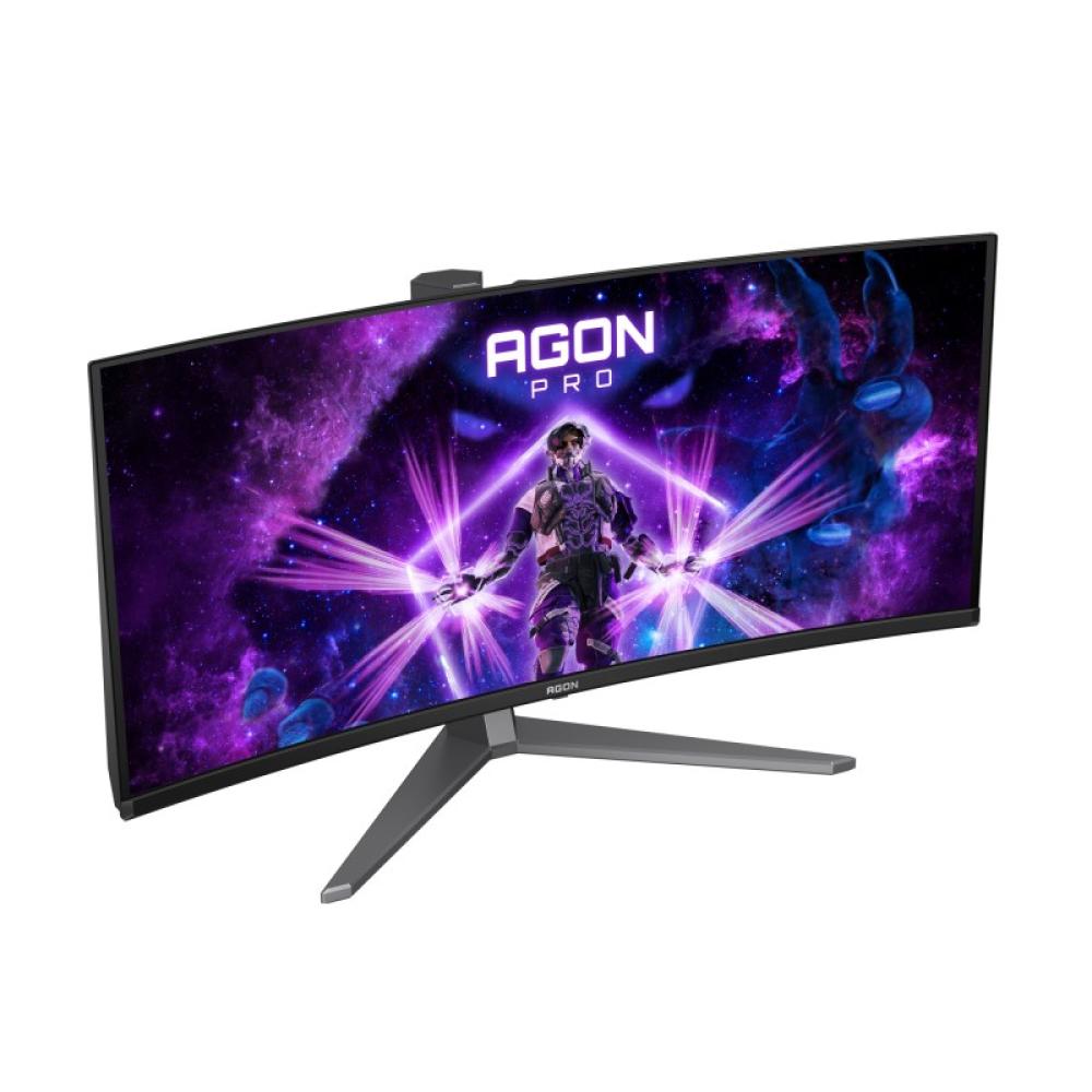 AOC - AGON PRO AG346UCD pantalla para PC 86,4 cm (34") 3440 x 1440 Pixeles Wide Quad HD QD-OLED Negro, Gris