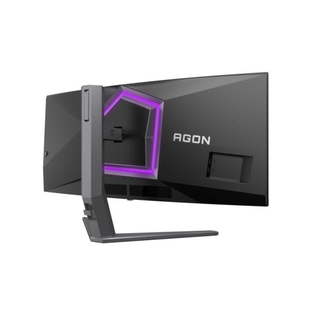 AOC - AGON PRO AG346UCD pantalla para PC 86,4 cm (34") 3440 x 1440 Pixeles Wide Quad HD QD-OLED Negro, Gris