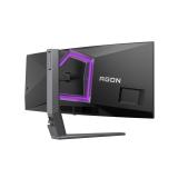 AOC - AGON PRO AG346UCD pantalla para PC 86,4 cm (34") 3440 x 1440 Pixeles Wide Quad HD QD-OLED Negro, Gris