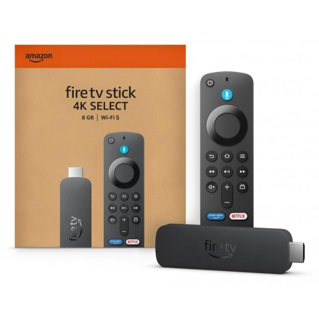 Amazon - Fire TV Stick 4K Select 4K Ultra HD Fire OS Negro