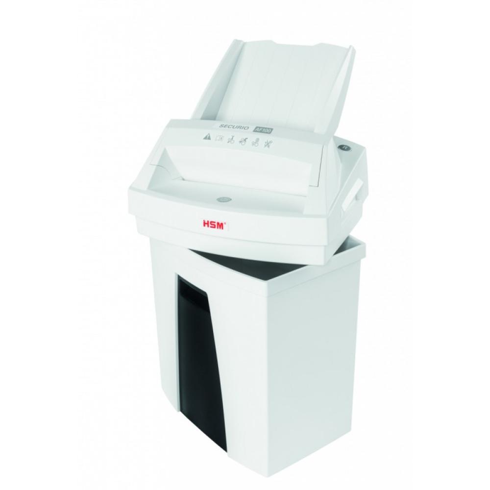 HSM - Securio AF100 triturador de papel Corte en partículas 60 dB 22,5 cm Negro, Blanco
