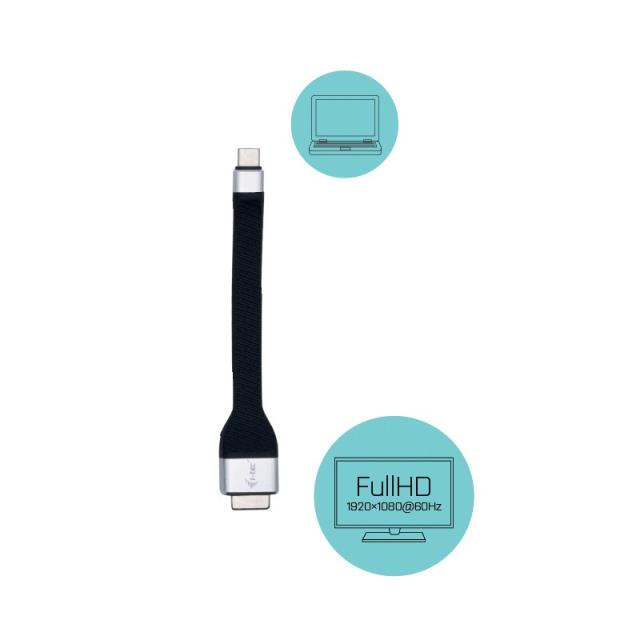 i-tec - USB-C Flat VGA Adapter 1920 x 1080p/60 Hz