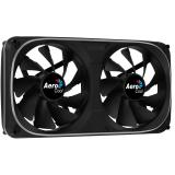 Aerocool - ASTRO24 Doble Ventilador PC 12cm ARGB LED Soporte Antivibración Negro