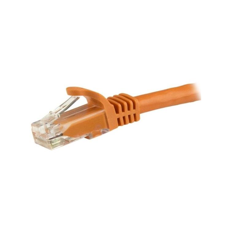StarTech.com - Cable de Red Ethernet Cat6 Snagless de 3m Naranja - Cable Patch RJ45 UTP