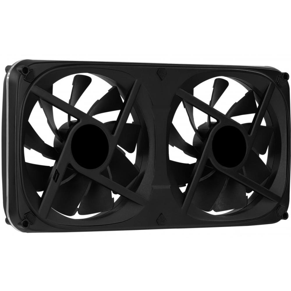 Aerocool - ASTRO24 Doble Ventilador PC 12cm ARGB LED Soporte Antivibración Negro
