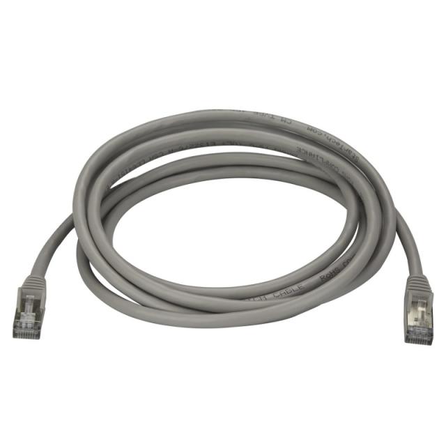 StarTech.com - Cable de 3m de Red Ethernet RJ45 Cat6a Blindado STP - Cable sin Enganche Snagless - Gris
