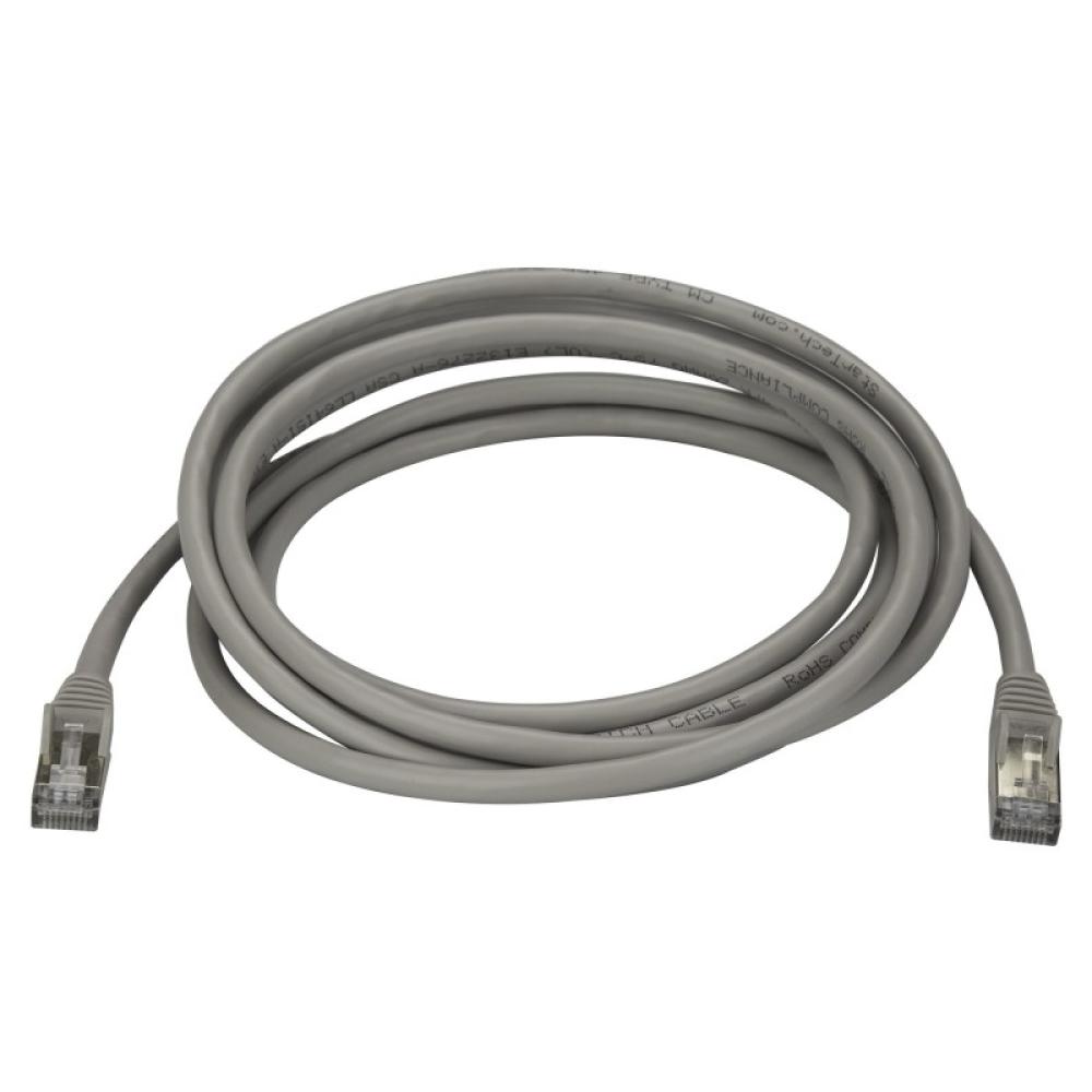 StarTech.com - Cable de 3m de Red Ethernet RJ45 Cat6a Blindado STP - Cable sin Enganche Snagless - Gris