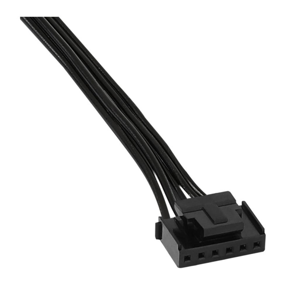 Aerocool - ASTRO24 Doble Ventilador PC 12cm ARGB LED Soporte Antivibración Negro