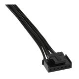 Aerocool - ASTRO24 Doble Ventilador PC 12cm ARGB LED Soporte Antivibración Negro